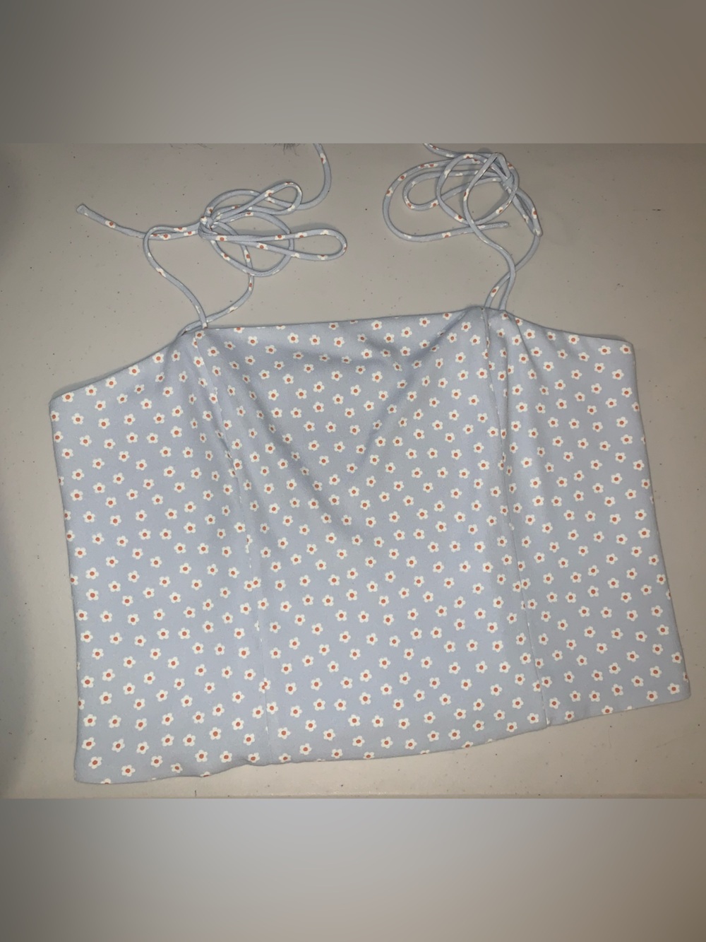 Levi's Light Blue Daisy Tank Top